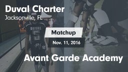 Matchup: Duval Charter High vs. Avant Garde Academy 2016