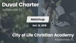 Matchup: Duval Charter High vs. City of Life Christian Academy  2018