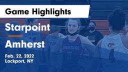 Starpoint  vs Amherst  Game Highlights - Feb. 22, 2022