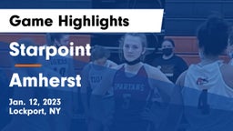 Starpoint  vs Amherst  Game Highlights - Jan. 12, 2023
