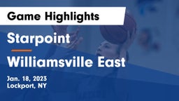 Starpoint  vs Williamsville East  Game Highlights - Jan. 18, 2023