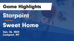 Starpoint  vs Sweet Home  Game Highlights - Jan. 26, 2023