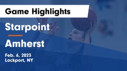 Starpoint  vs Amherst  Game Highlights - Feb. 6, 2023