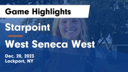 Starpoint  vs West Seneca West  Game Highlights - Dec. 20, 2023