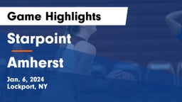 Starpoint  vs Amherst  Game Highlights - Jan. 6, 2024