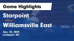 Starpoint  vs Williamsville East  Game Highlights - Jan. 10, 2024