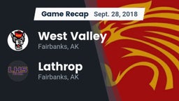 Recap: West Valley  vs. Lathrop  2018