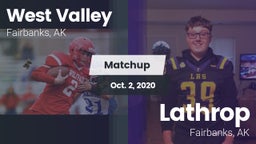 Matchup: West Valley High vs. Lathrop  2020