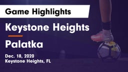 Keystone Heights  vs Palatka Game Highlights - Dec. 18, 2020