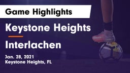 Keystone Heights  vs Interlachen Game Highlights - Jan. 28, 2021