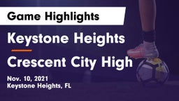 Keystone Heights  vs Crescent City High Game Highlights - Nov. 10, 2021