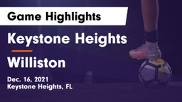 Keystone Heights  vs Williston Game Highlights - Dec. 16, 2021