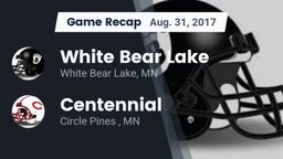 Recap: White Bear Lake  vs. Centennial  2017