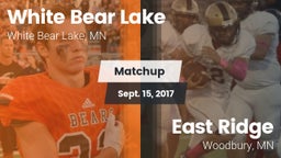 Matchup: White Bear Lake vs. East Ridge  2017