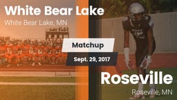 Matchup: White Bear Lake vs. Roseville  2017