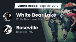 Recap: White Bear Lake  vs. Roseville  2017