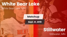 Matchup: White Bear Lake vs. Stillwater  2018