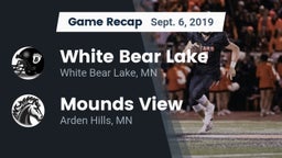 Recap: White Bear Lake  vs. Mounds View  2019