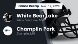 Recap: White Bear Lake  vs. Champlin Park  2020