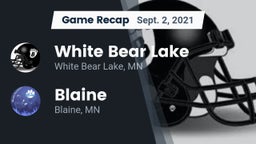 Recap: White Bear Lake  vs. Blaine  2021