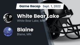 Recap: White Bear Lake  vs. Blaine  2022