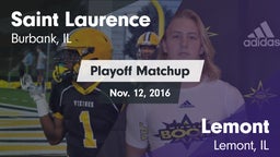 Matchup: Saint Laurence  vs. Lemont  2016