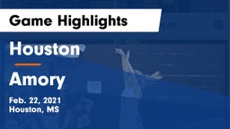 Houston  vs Amory  Game Highlights - Feb. 22, 2021