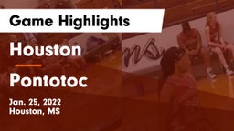 Houston  vs Pontotoc  Game Highlights - Jan. 25, 2022