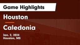 Houston  vs Caledonia  Game Highlights - Jan. 2, 2024
