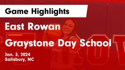 East Rowan  vs Graystone Day School Game Highlights - Jan. 3, 2024