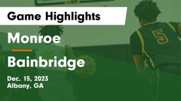 Monroe  vs Bainbridge  Game Highlights - Dec. 15, 2023