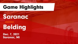 Saranac  vs Belding Game Highlights - Dec. 7, 2021
