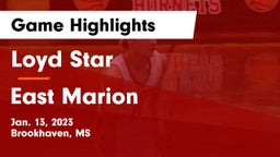 Loyd Star  vs East Marion  Game Highlights - Jan. 13, 2023