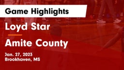 Loyd Star  vs Amite County  Game Highlights - Jan. 27, 2023