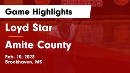 Loyd Star  vs Amite County  Game Highlights - Feb. 10, 2023