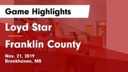 Loyd Star  vs Franklin County Game Highlights - Nov. 21, 2019