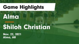 Alma  vs Shiloh Christian  Game Highlights - Nov. 22, 2021