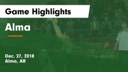 Alma  Game Highlights - Dec. 27, 2018