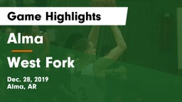 Alma  vs West Fork  Game Highlights - Dec. 28, 2019