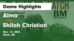 Alma  vs Shiloh Christian  Game Highlights - Nov. 14, 2023