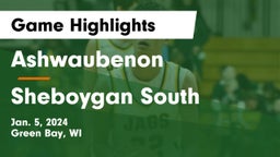 Ashwaubenon  vs Sheboygan South  Game Highlights - Jan. 5, 2024