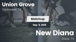 Matchup: Union Grove vs. New Diana  2016