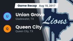 Recap: Union Grove  vs. Queen City  2017