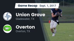 Recap: Union Grove  vs. Overton  2017