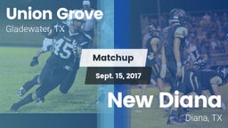 Matchup: Union Grove vs. New Diana  2017