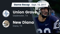 Recap: Union Grove  vs. New Diana  2017
