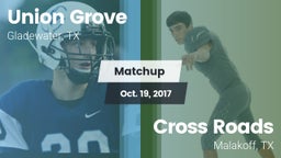 Matchup: Union Grove vs. Cross Roads  2017