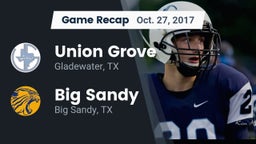 Recap: Union Grove  vs. Big Sandy  2017