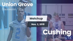 Matchup: Union Grove vs. Cushing  2018