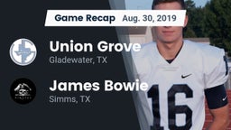 Recap: Union Grove  vs. James Bowie  2019